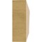 Ekena Millwork 2in. W x 6in. H x 16in. L Burlington Woodgrain TimberThane Rafter Tail, Primed Tan RFTUR02X06X16BURRCPR - alternate 3